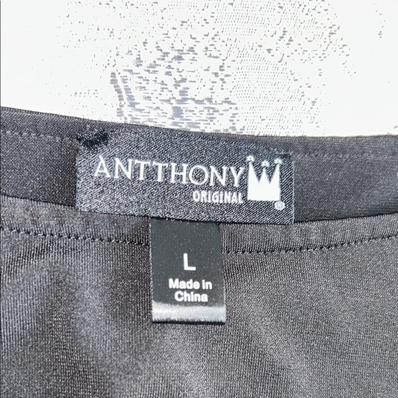 Antthony Black Asymmetrical Blouse with Studded Detail - Picture 7 of 9